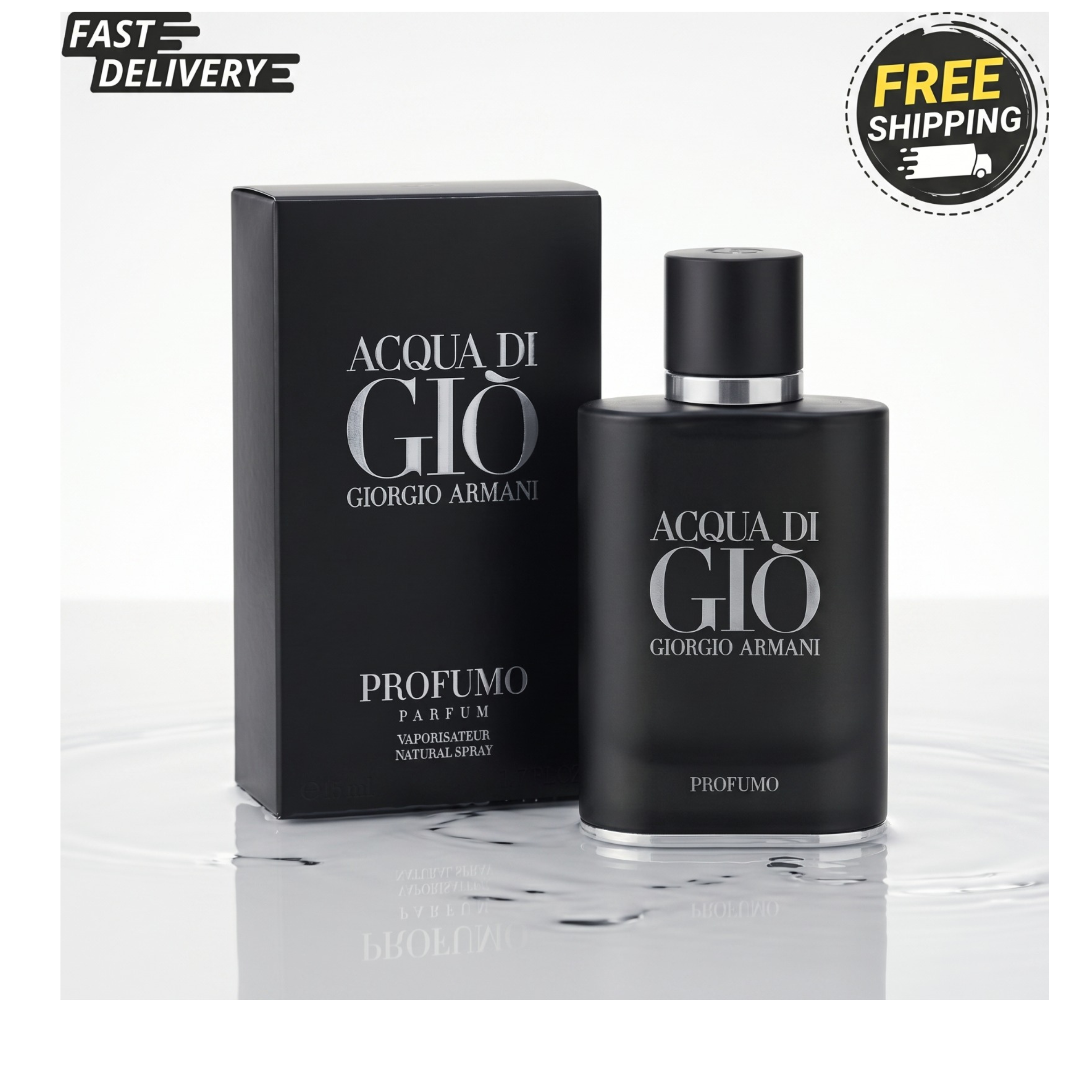 Giorgio Armani Acqua di Giò Profumo Parfum Spray for Men 4.2 fl oz (125 ml) Brand New Sealed