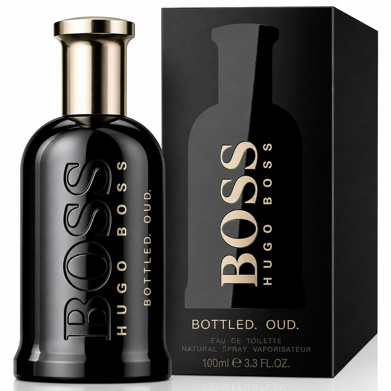 Hugo Boss Bottled Oud Eau de Toilette for Men 100ml / 3.3 fl oz – Warm Woody Luxury Fragrance
